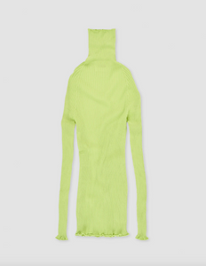 Strada Turtleneck Sweater in Lime
