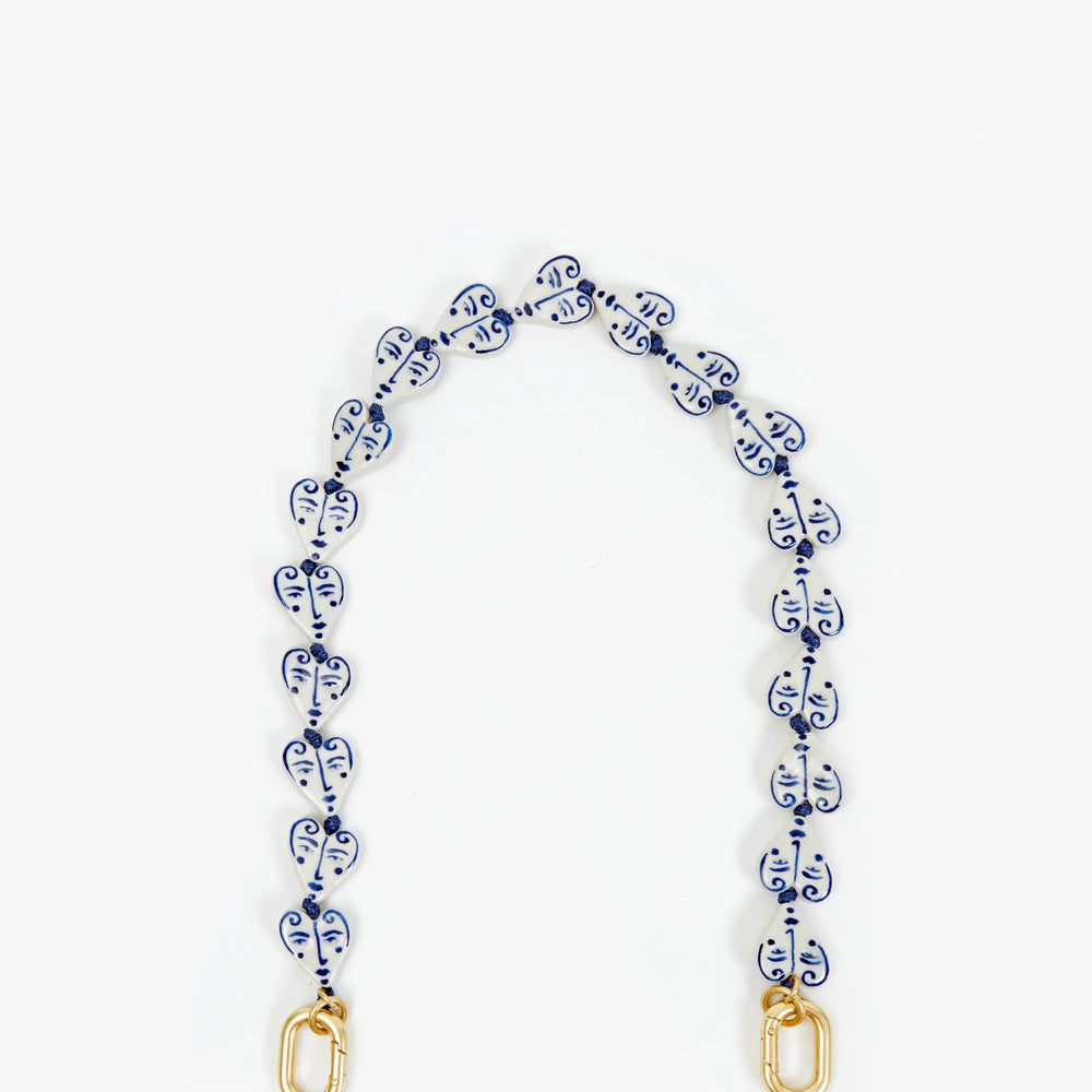 Porcelain Hearts Shortie Strap