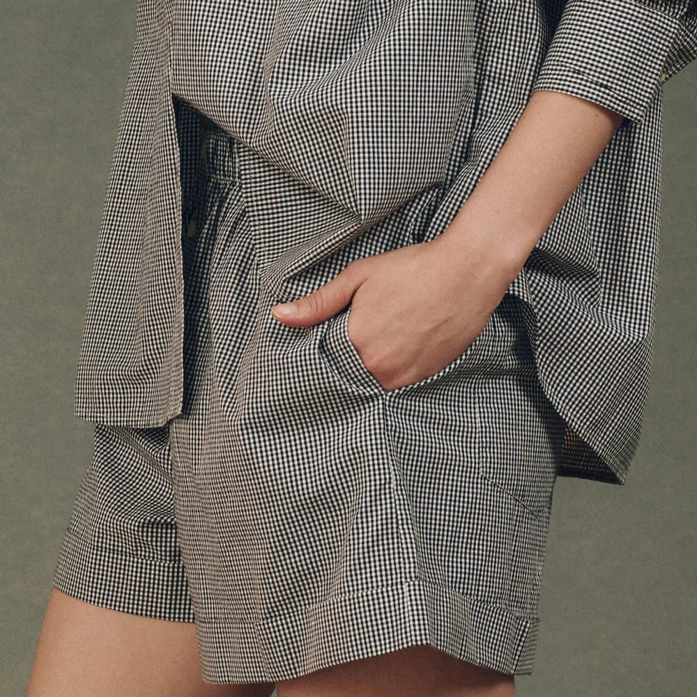 
                  
                    The Boxer Short in Black & White Gingham
                  
                