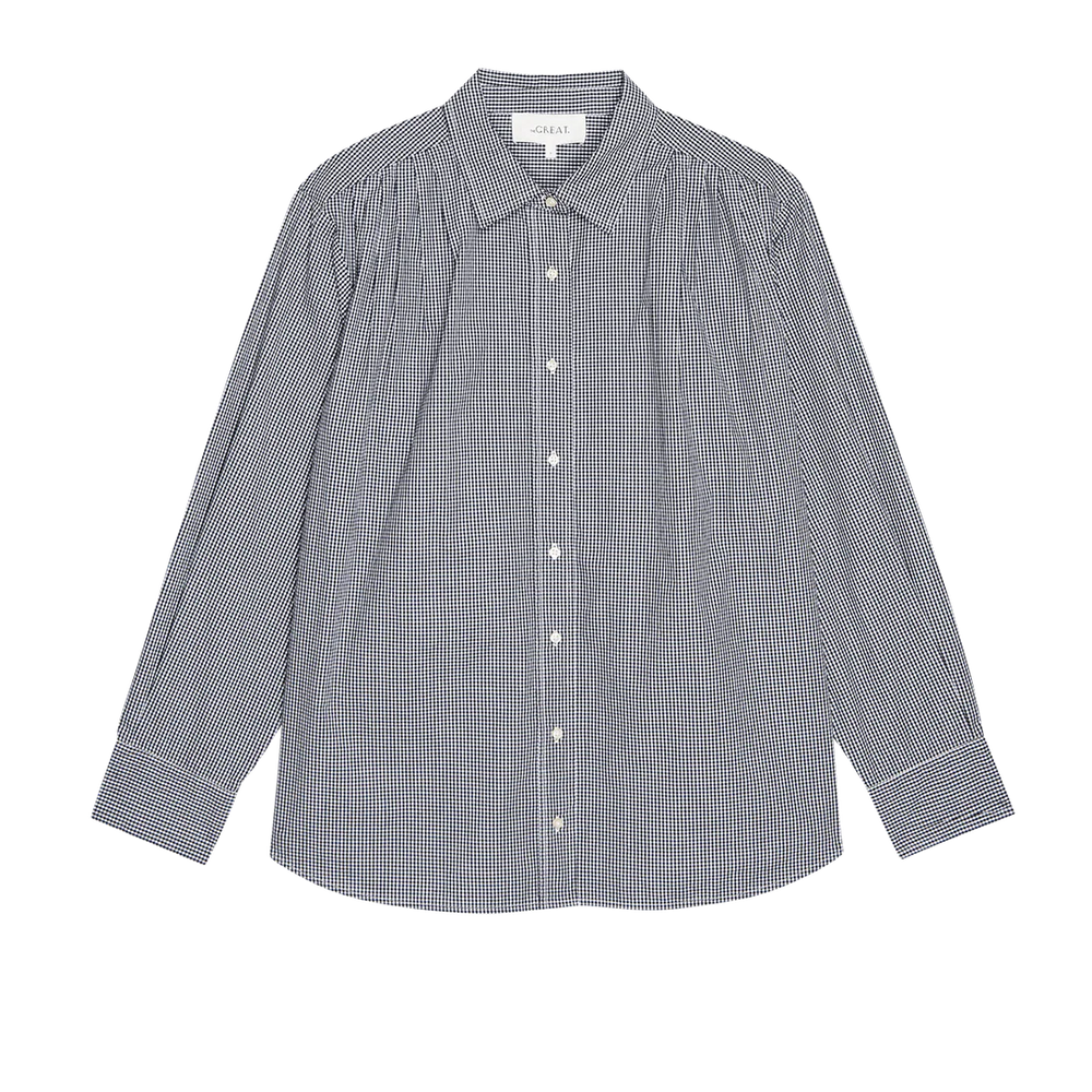 The Society Top in Black & White Gingham