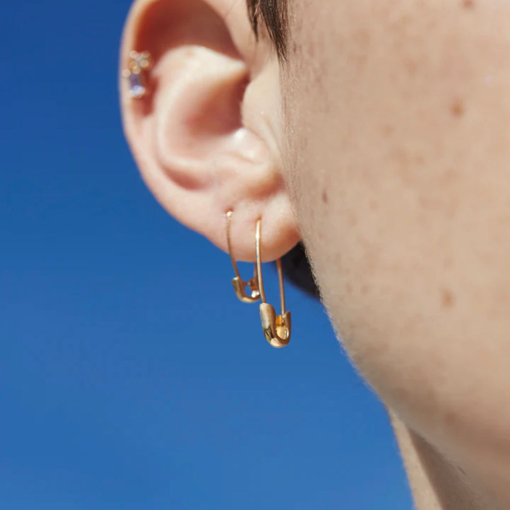 
                      
                        Safety Pin Single Earrings
                      
                    